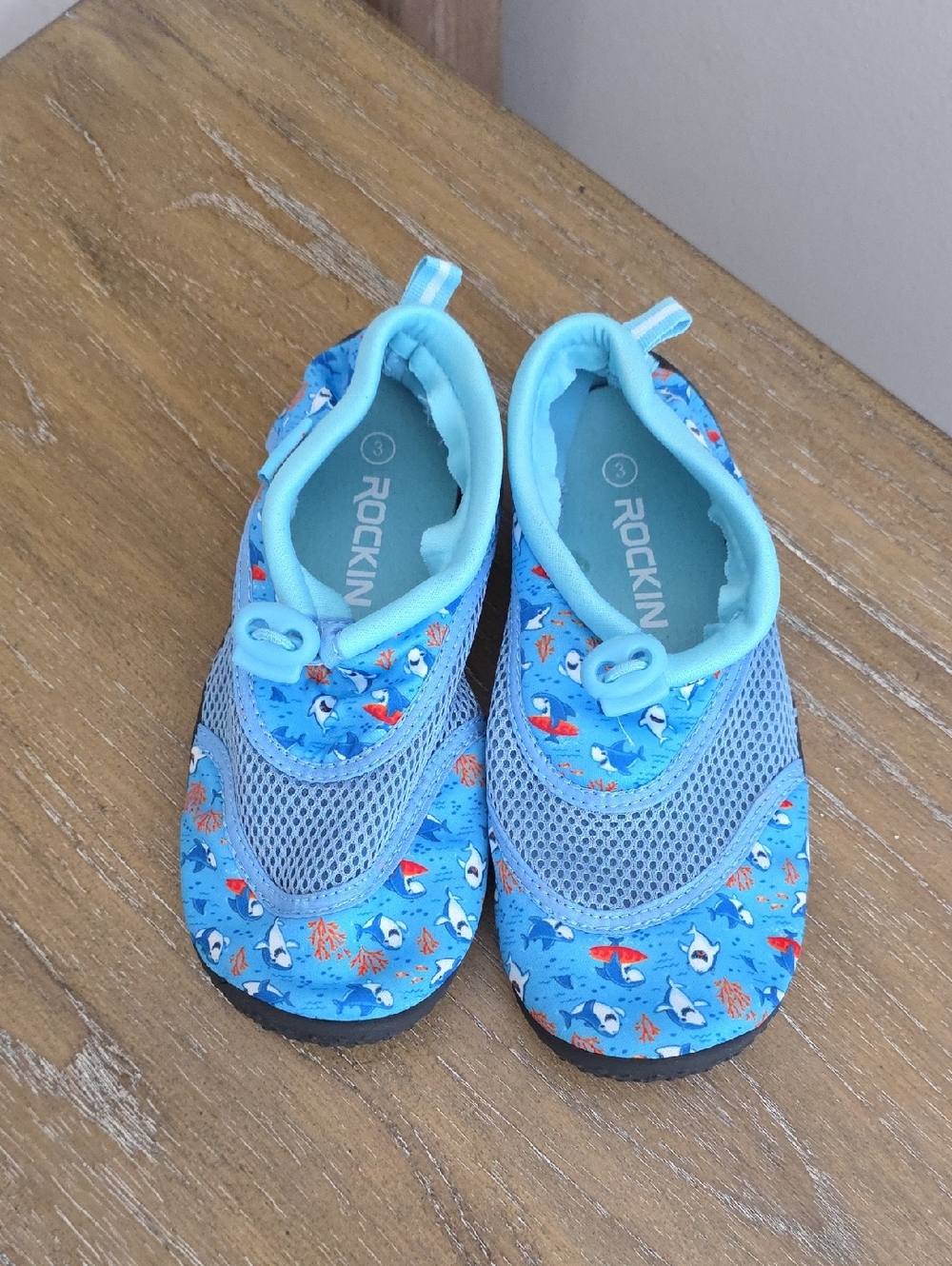 Rocking Blue Kids' Ocean Print Water Shoes
